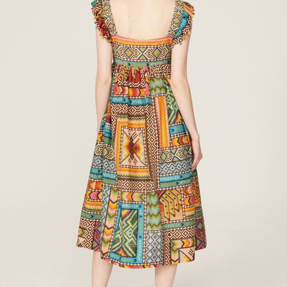 Farm Rio Banana Scarves Dress - Picture 2 of 5